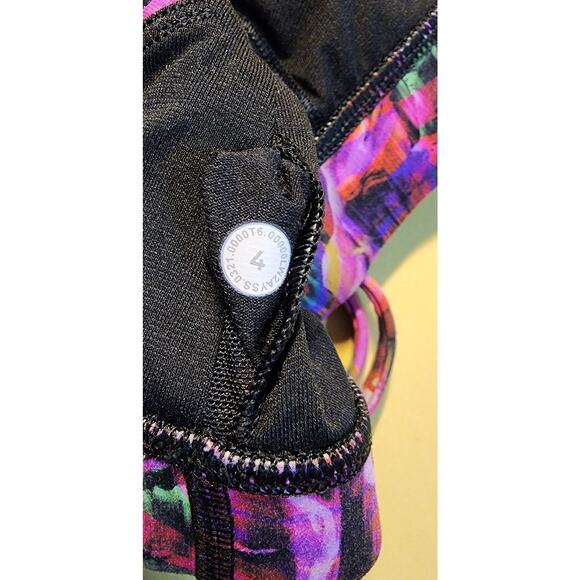 Lululemon Strappy Sports Bra Multi Size 4 Pink/Purple - Picture 4 of 6